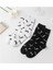 Unisex 4 Çift Halloween Örümcek ve Yarasa Desenli Cadılar Bayramı Temalı Soket Çorap 4