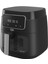 Yüksek Kapasiteli Yağsız Fritöz, Cam Sepet, 9 Otomatik Program, LED Ekran, Siyah 3