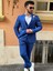 Slim Fit Yelekli Takım Elbise 2