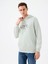 Regular Fit Açık Yeşil Erkek Sweatshirt LF2041153 1