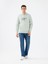 Regular Fit Açık Yeşil Erkek Sweatshirt LF2041153 2