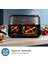 Çift Hazneli Airfryer 3000 Serisi, 9l Kapasite, Siyah Renk, Pratik ve Şık Tasarım 3
