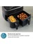 Çift Hazneli Airfryer 3000 Serisi, 9l Kapasite, Siyah Renk, Pratik ve Şık Tasarım 7