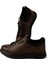 GR0224 Deri Kahverengi Erkek Lastik Bağcık Ithal Taban Sneaker Ayakkabı 7