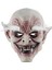Korku Zombi Maskesi Beyaz Saçlı Lateks Vampir Maskesi 1