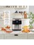 Çok Fonksiyonlu Gri Inox Gövde 9l Airfryer ve Inox Çay Makinesi Seti 2