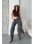 Baggy Kar Yıkama Eskitme Kahve Jeans Pantolon D2007 1