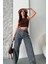 Baggy Kar Yıkama Eskitme Kahve Jeans Pantolon D2007 3
