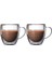 2’li Çift Cidarlı Cam Kupa Bardak Seti 250 ml – Çay Kahve Bardağ 1
