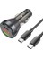 Hoco NZ12B Unimpeded PD48W USB + Type-C Araç Çakmaklı Hızlı Şarj Aleti + Type- - BRF12401-237 1