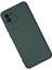 Samsung Galaxy A03 Kılıf Nano Içi Kadife Silikon - Koyu Yeşil - BRF12161-1673 3