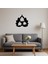 Yaprak ve Çiçek Motifli Mdf Duvar Tablosu - BRF17889-2490 4