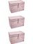 Çok Amaçlı Düzenleyici Kutu Organizer Cırt Cırtlı Hurç Mega Plus Boy 40CM x 30CM x 70CM (5 Adet) 2