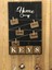 Dekoratif Home Keys Ahşap Resimlik ve Notluk (Kahverengi) 1