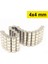 50 Adet 4x4 mm Yuvarlak Neodyum Mıknatıs N35 Güçlü Magnet Nikel Kaplama ( Lisinya ) 2