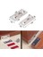 ® 2 Çift Çok Amaçlı Kapı Kapak Dolap Çekmece Mobilya Durdurucu Kapatıcı Mıknatıslar ( Lisinya ) 8