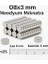 1 Adet 8X3MM Yuvarlak Neodyum Mıknatıs Güçlü Nikel Kaplamalı Kaliteli Dayanıklı Magnet ( Lisinya ) 2