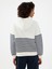 Oversize Fit Lacivert Kadın Sweatshirt LF2040708 3
