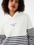 Oversize Fit Lacivert Kadın Sweatshirt LF2040708 4