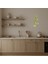 Geometrik Yaprak Desenli Iç Mekan Altın Aynalı Tablo - BRF15015-6282 3