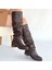 Eyesof Winda Kahverengi Cilt Körüklü Çizme 4