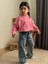Taş Yıkamalı Kız Yıldız Takım - Sweatshirt-Jean Pantalon 2