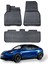 Tesla Model Y 2019- Uyumlu Araca Özel Lüx 4d Paspas 1