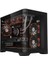 Hello Papana 1st Player Uvıew Uv6 Siyah 750W 80+ Sılver Atx 3.1 Argb 3X12CM Fan Panoramik Temperli Cam USB 3.0 M- 1