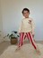 Dino Altı Çizgili Şardonlu 3 Iplik Sweatshirt-Eşofman Altı Kışlık Erkek Çocuk Takım 1