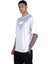 Kısa Kollu Kontrast Kumaşla Kombinli, Baskılı Modelli, Regular Fit Pamuklu T-Shirt 2