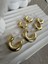 Kalın Halka Gold 6'lı Set Küpe 4