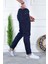 Erkek Likralı Jean Boyfriend Denim Lacivert Kot Pantolon 2
