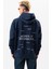 Erkek Lacivert Sweatshirt Oversize Kapüşonlu Baskılı Yumusaçık Kumaşlı 3