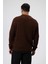 Bisiklet Yaka Oversize Triko Kazak Kahve 5