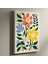 Canlı Renkler Modern Botanik Illüstrasyon Tablosu 1