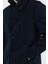 Erkek Slim Fit Lacivert Kaşe Kaban 6