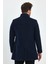 Erkek Slim Fit Lacivert Kaşe Kaban 6