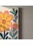 Neşeli Çiçek Desenli Modern Sanat Tablosu 5