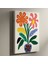 Canlı Renkler Modern Çiçek Buket Tablosu 1