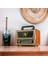 ® Büyük Boy Telefon Tutma Saplı Retro Ahşap Tasarım Bluetooth Hoparlörlü Radyo – Fm/am Destekli, Şarjlı ve Taşınabilir Radyo NS-8077 5