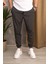 Erkek Dar Kalıp Lastikli Paça Jogger Pantolon 1