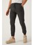 Erkek Dar Kalıp Lastikli Paça Jogger Pantolon 3