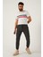 Erkek Dar Kalıp Lastikli Paça Jogger Pantolon 6
