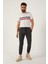 Erkek Dar Kalıp Lastikli Paça Jogger Pantolon 8