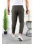 Erkek Beli Lastikli Double Paça Spor Haki Jogger Pantolon 3