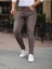 Erkek Jeans Slim Likralı Denim Bordo Kot Pantolon 1