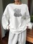 Premium Oversize Kesim Uzun Kollu Baskılı Sweatshirt 1