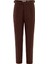 Kahve 100% Keten Italyan Kesim Erkek Pantolon 5