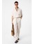 Ekru Relaxed Erkek Jogger Pantolon 2