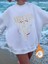 Premium Oversize Kesim Uzun Kollu Baskılı Sweatshirt 1